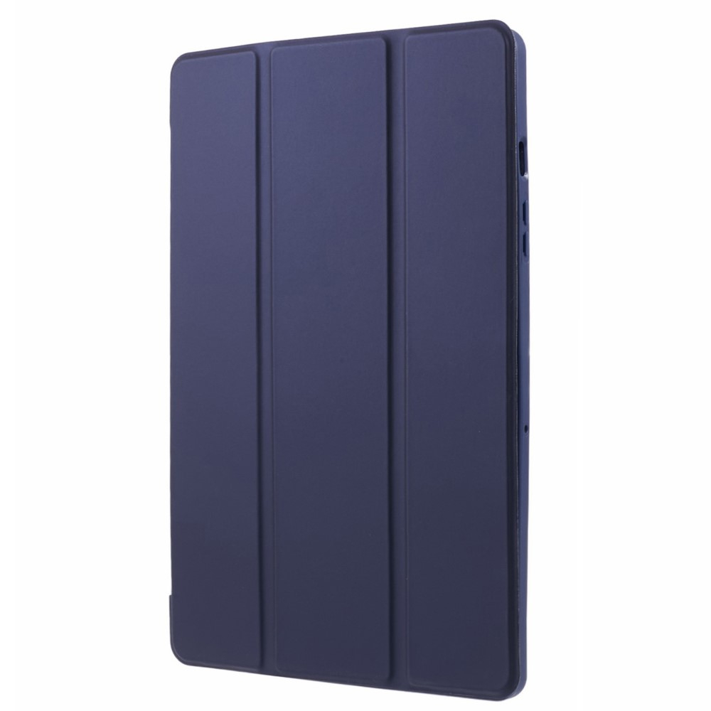 Samsung Galaxy Tab A9  Plus Leder Tasche Flip Cover Hülle - Dunkelblau
