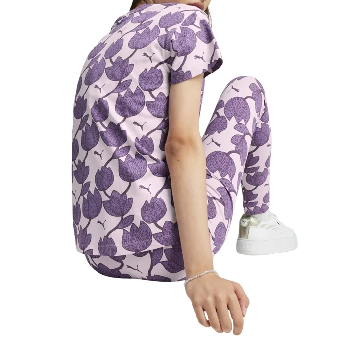 Puma Essentials+ Blossom AOP Shirt Meisjes