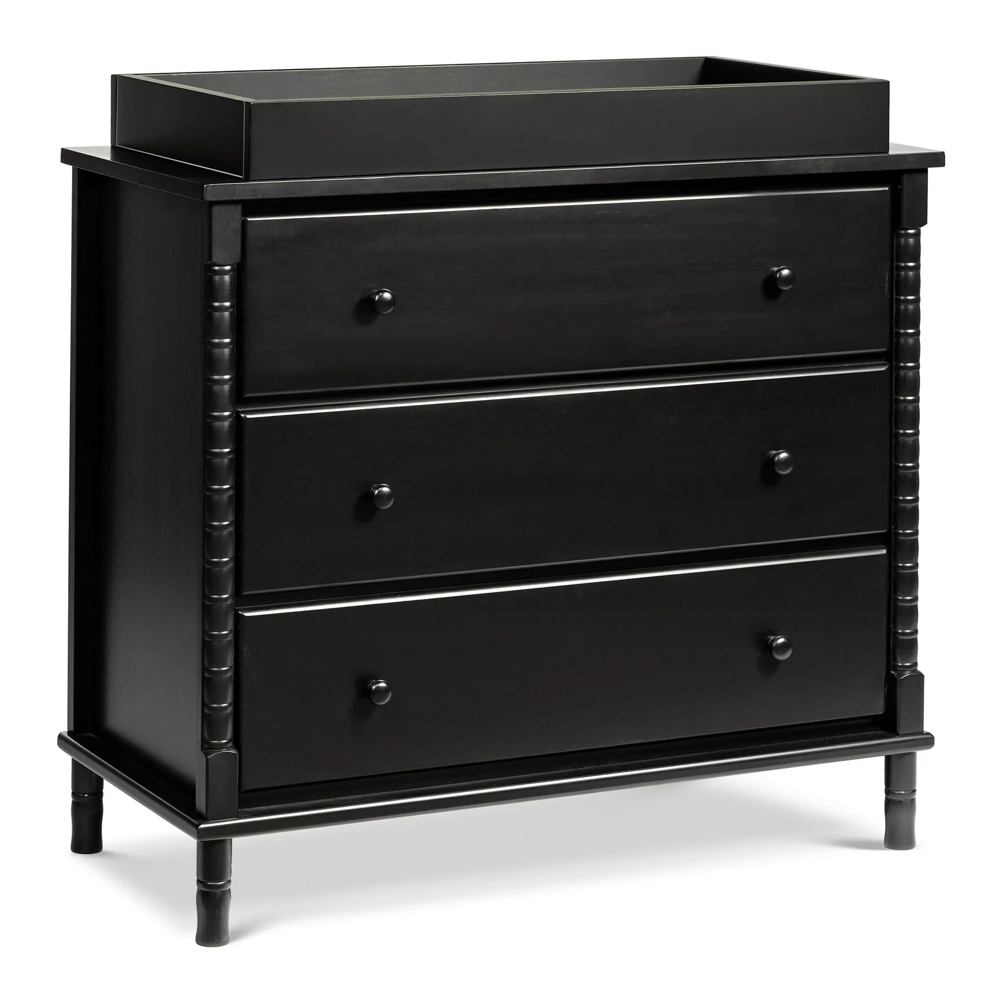 DaVinci Bureau 3 Tiroirs Jenny Lind Spindle - Ébène