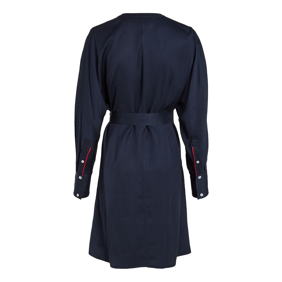TOMMY HILFIGER<br>Vestido camisa curto com mangas compridas