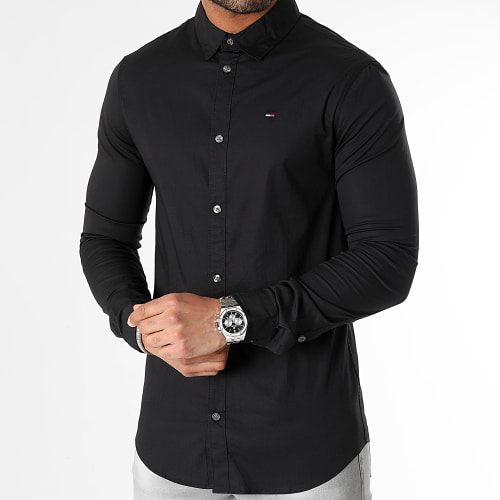 Chemise Manches Longues TJM Original Stretch 4405 Noir