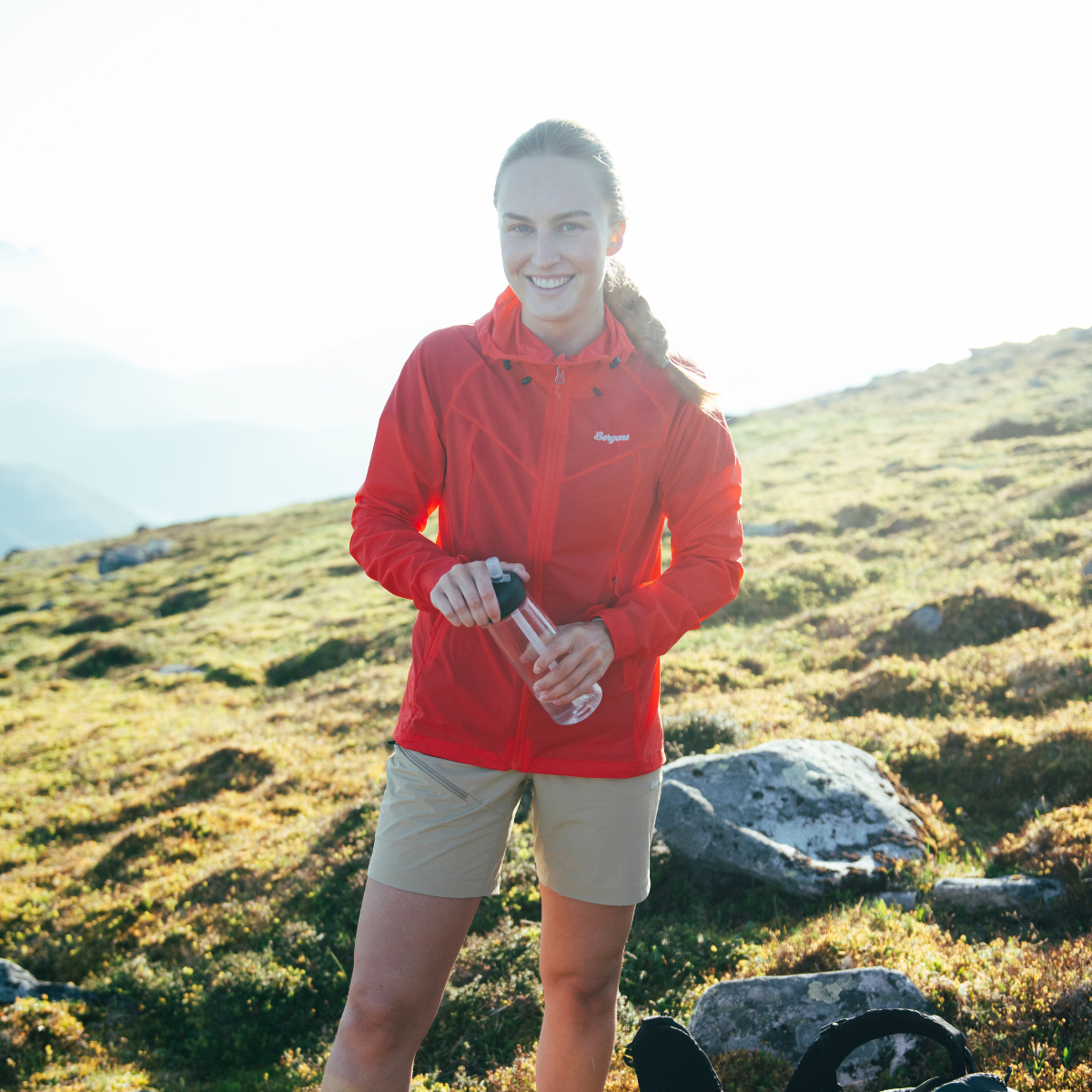 Bergans Rabot Windbreaker, dame (Fire Red)