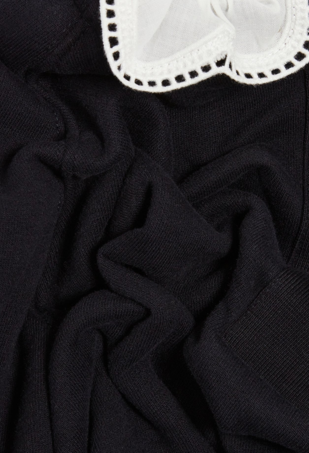 Sweatshirt col amovible marine