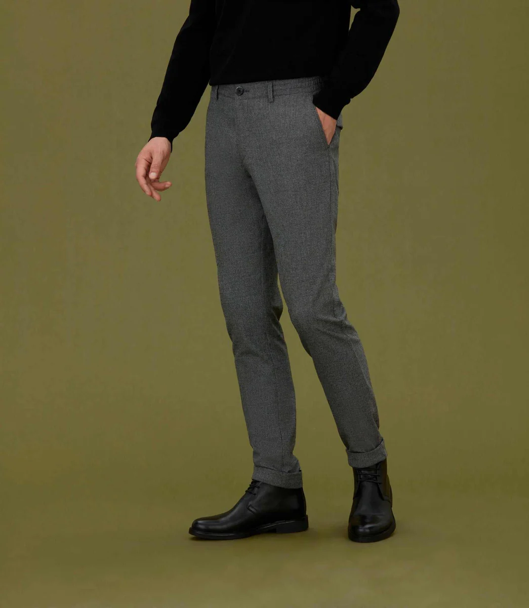 Pantalon chino sport gris 