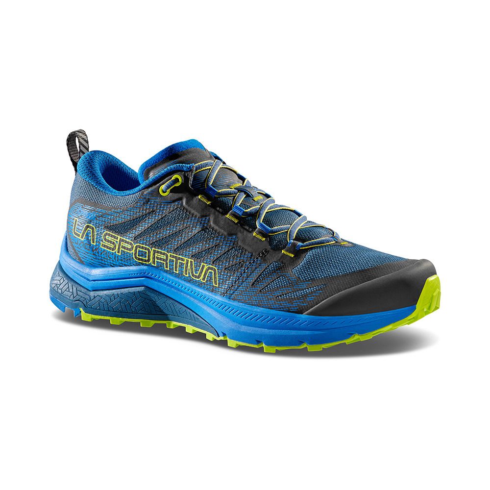 La Sportiva JACKAL II GTX - Chaussures trail Homme carbon/electric blue