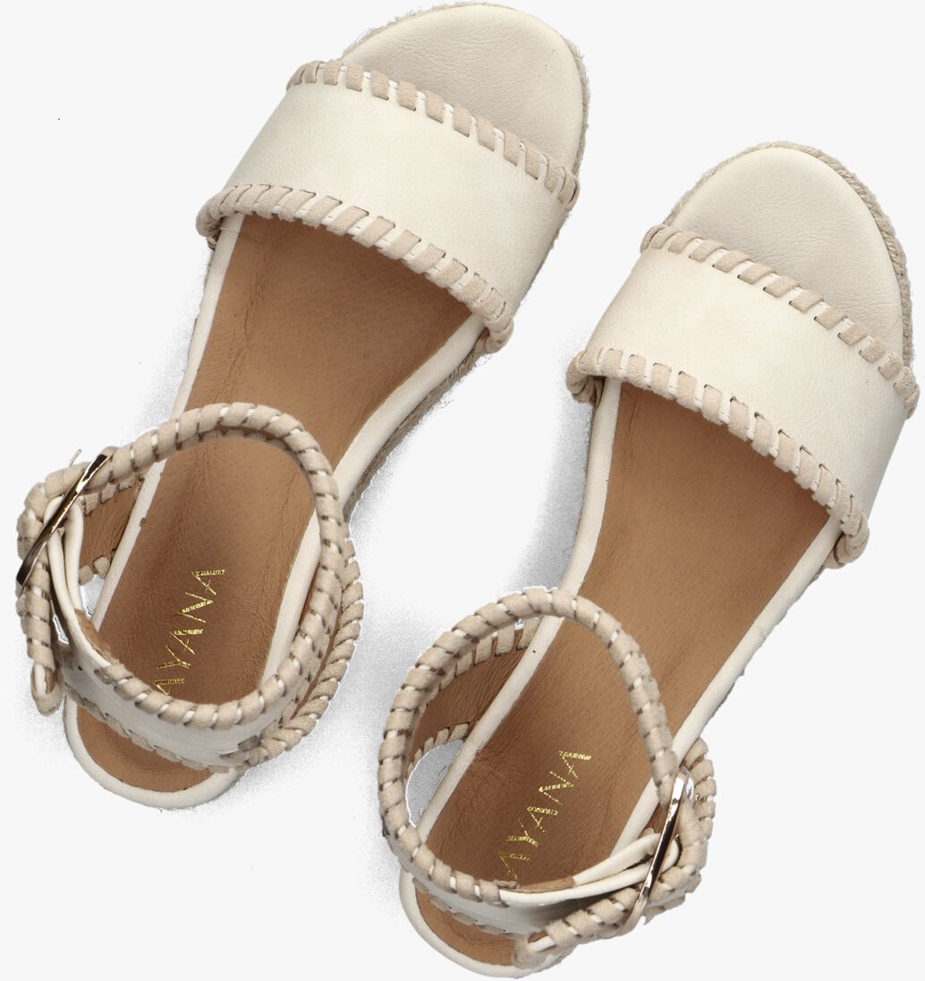 witte ayana sandalen met hak 0047-58