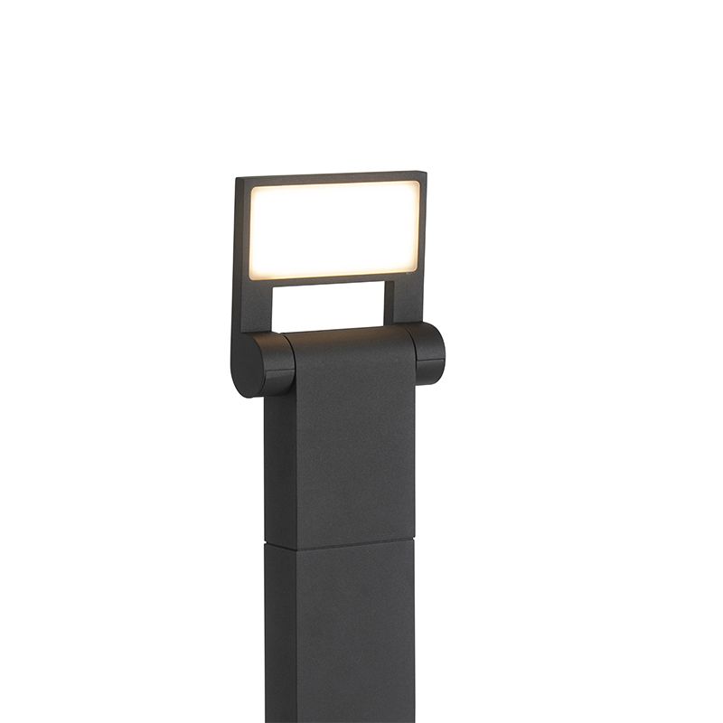 Moderne buitenpaaltje antraciet 60 cm incl. LED IP54 - Zane