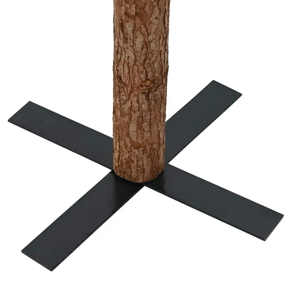 vidaXL - Kunstkerstboom met staal standaard 180 cm - Groen - PVC