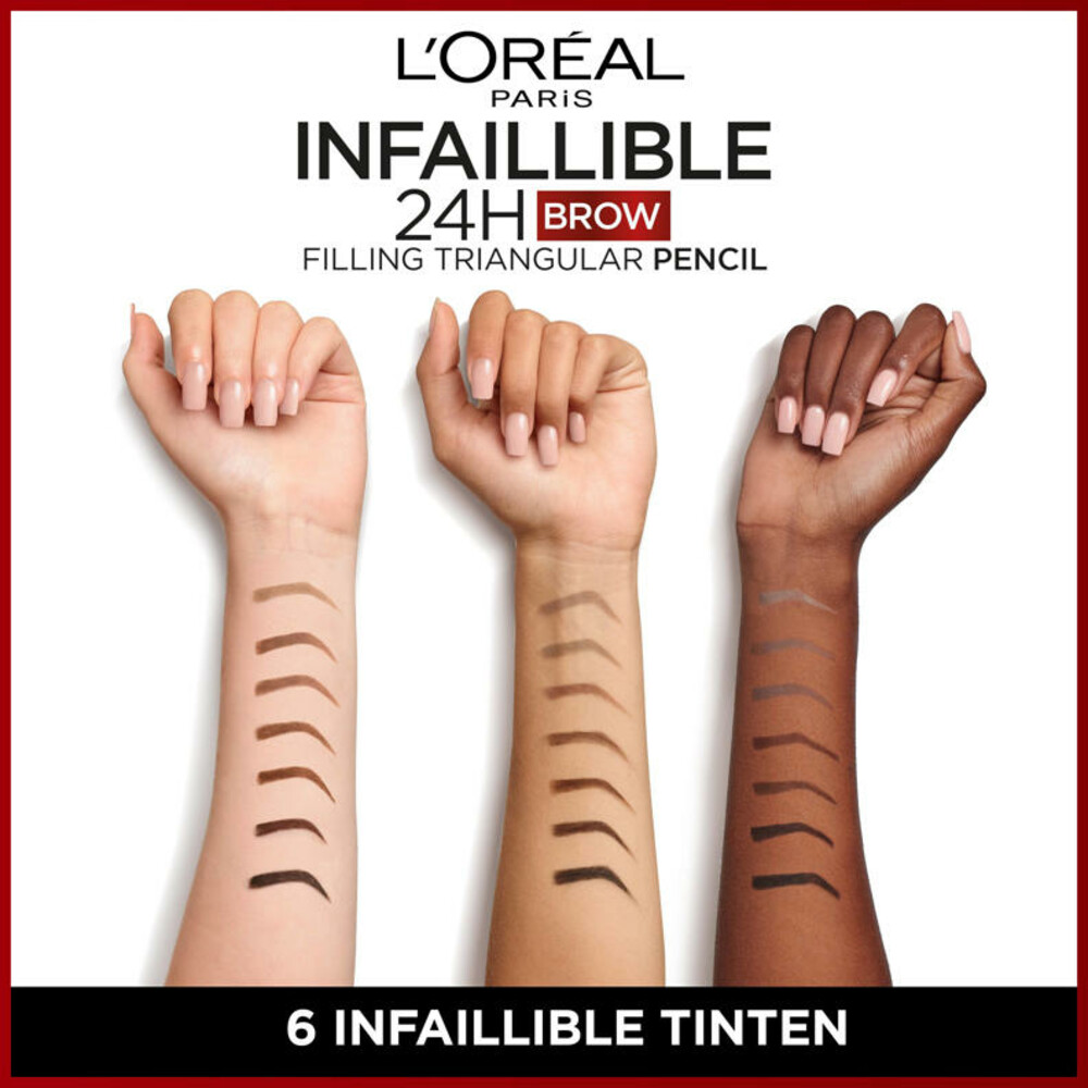 L'Oréal 24H Brow Filling Triangular Pencil 8.0 Light Cool Blond1 ml