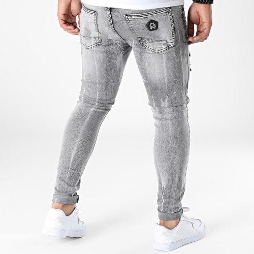 Jean Skinny DHZ-3762 Gris Chiné