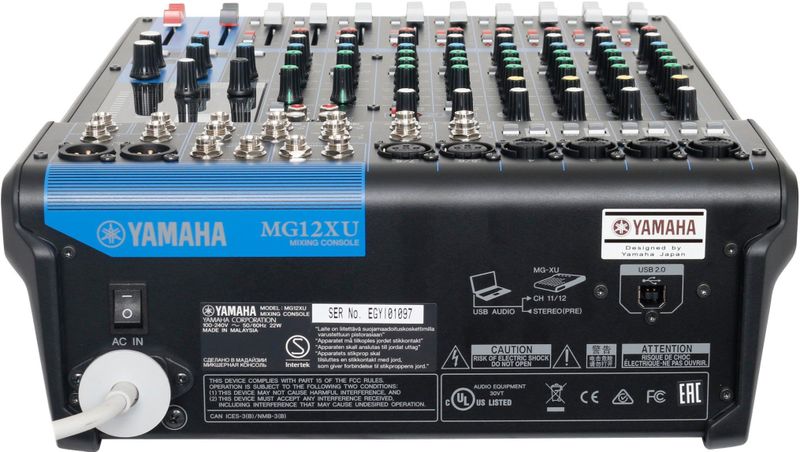 Yamaha MG12XU - Mengpaneel, 12-kanaals, effect processor