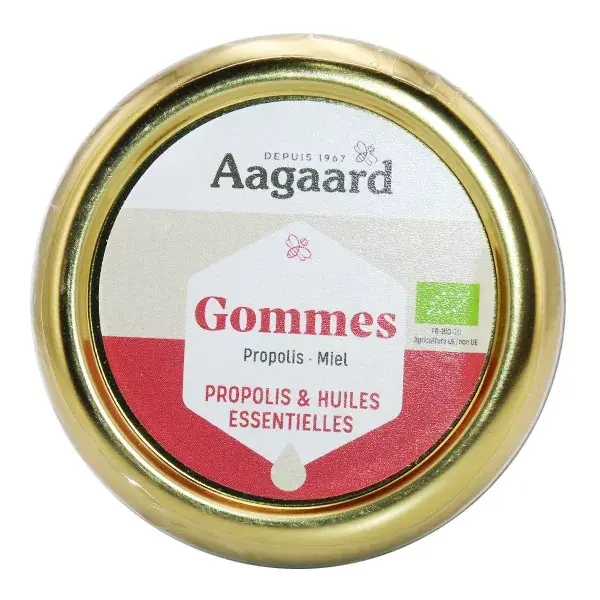 Gomas de Mel de Própolis Orgânica Aagaard 45g