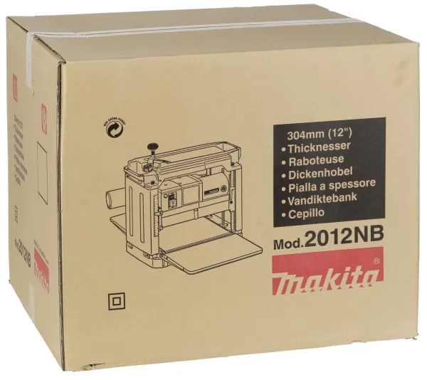 Makita 2012NB - Tykkelseshøvl - 1650 W - 304 mm