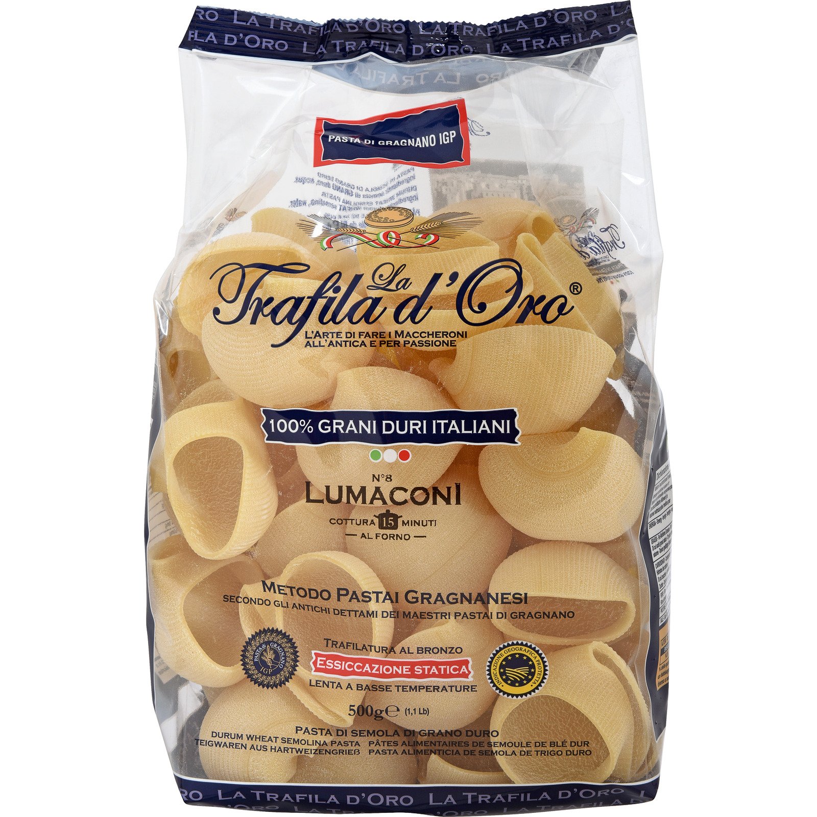 Pasta di Gragnano Lumaconi 500 g