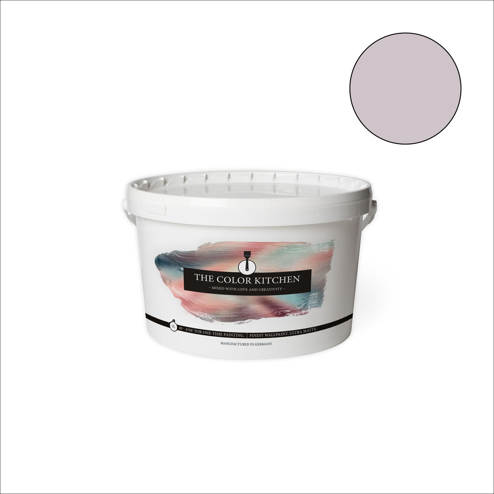 The Color Kitchen Wandfarbe Leafy Lavender - violett matt - 5 Liter