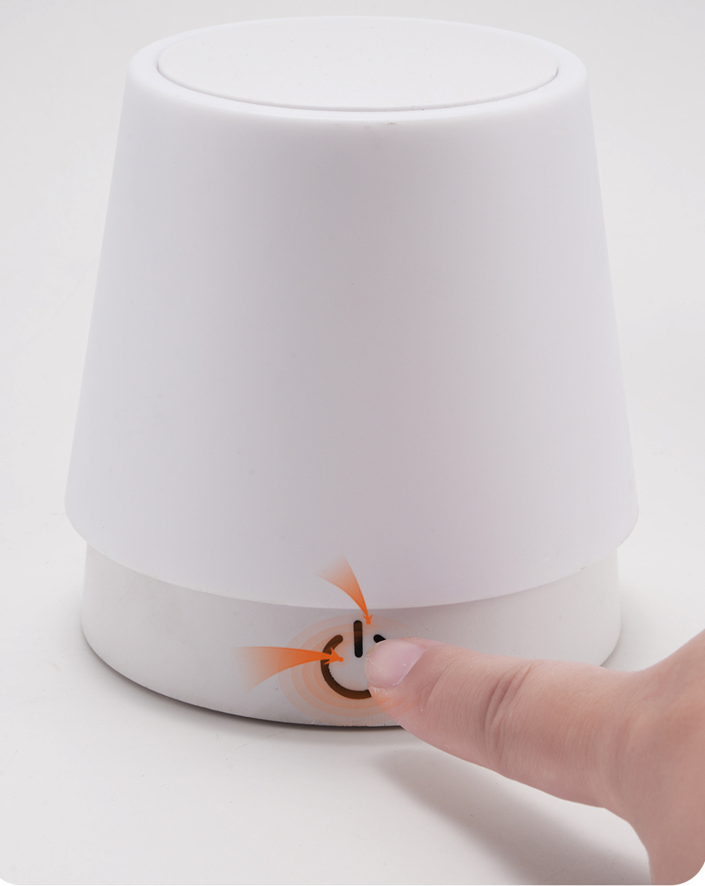 LED Teleskop Akku Tischleuchte Home Deko Nachttisch Lampe Kabellose Beleuchtung mit Touch Steuerung - Weiss
