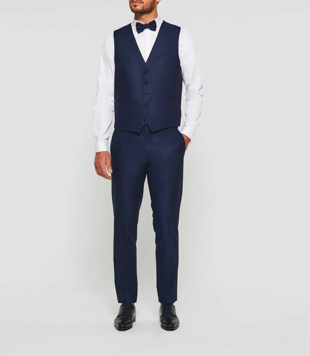 Gilet de costume bleu 