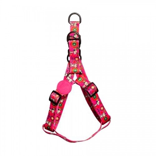 Coleira rosa para cães Zooz com estampa do Snoopy