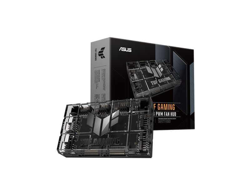 ASUS LED-Lüfterrahmen ASUS TUF Gaming ARGB PWM-Lüfter-Hub Lüfter-Hub, Steuerung von bis zu sechs Lüftern