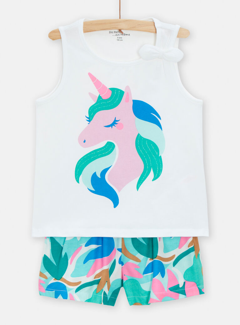 Pyjama licorne pour fille
