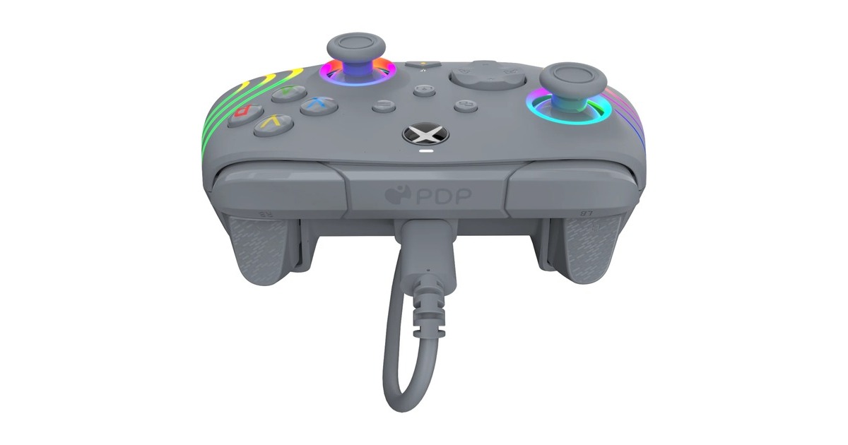 PDPWired Controller - Afterglow Wave  (Grijs, Xbox Series X|S, Xbox One, PC)