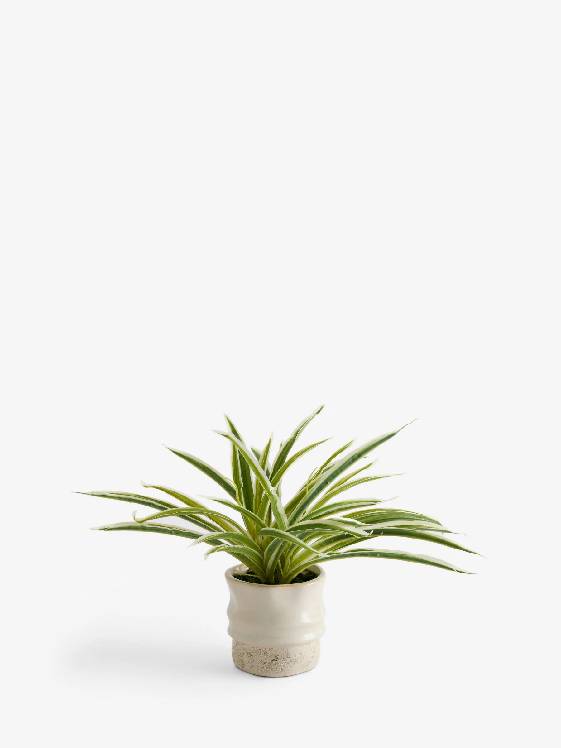 Artificial Spider Plant In Ceramic Pot