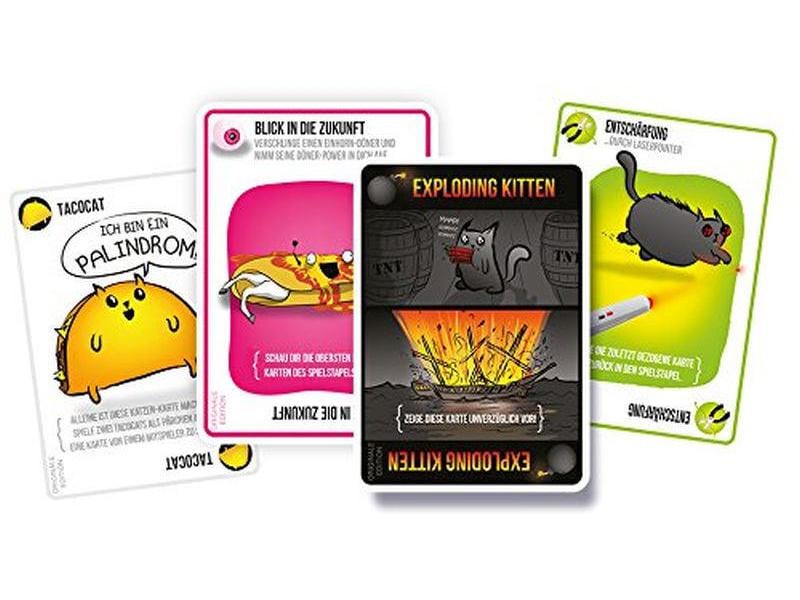 Asmodée Partyspiel Exploding Kittens -DE- Kartenspiel