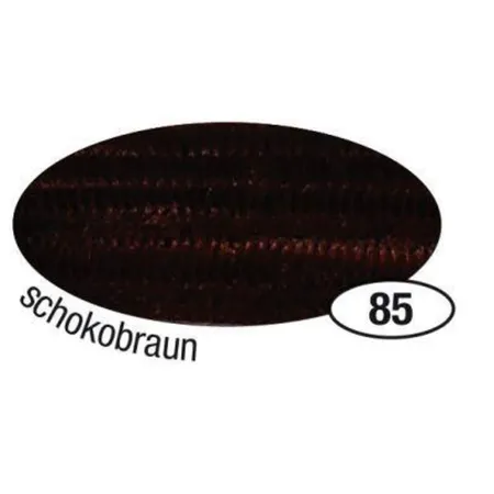 Folia Chenilledraht braun, 10 Stück