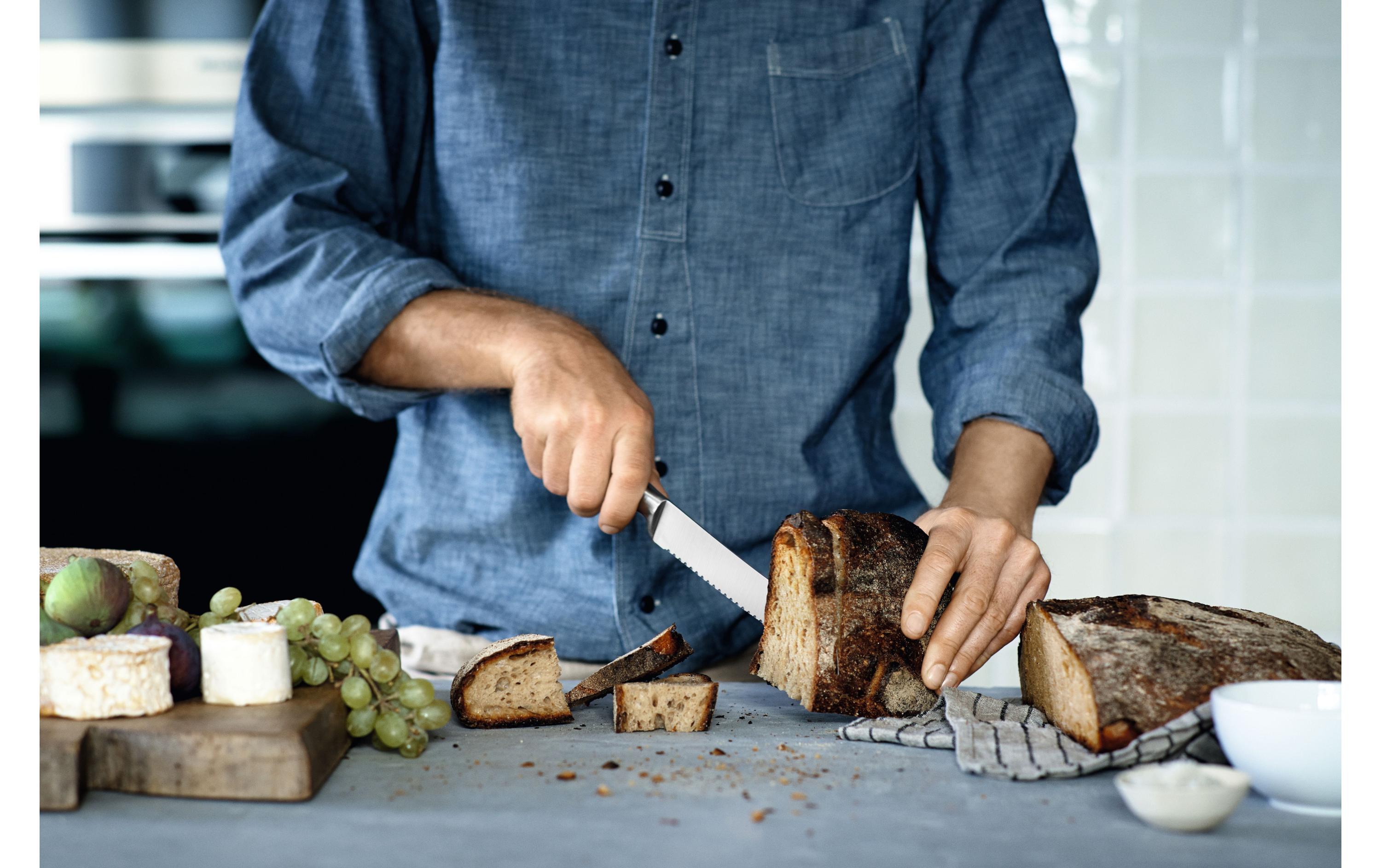 Brotmesser Grand Gourmet 32 cm, SilberBrot- und Bratenmesser