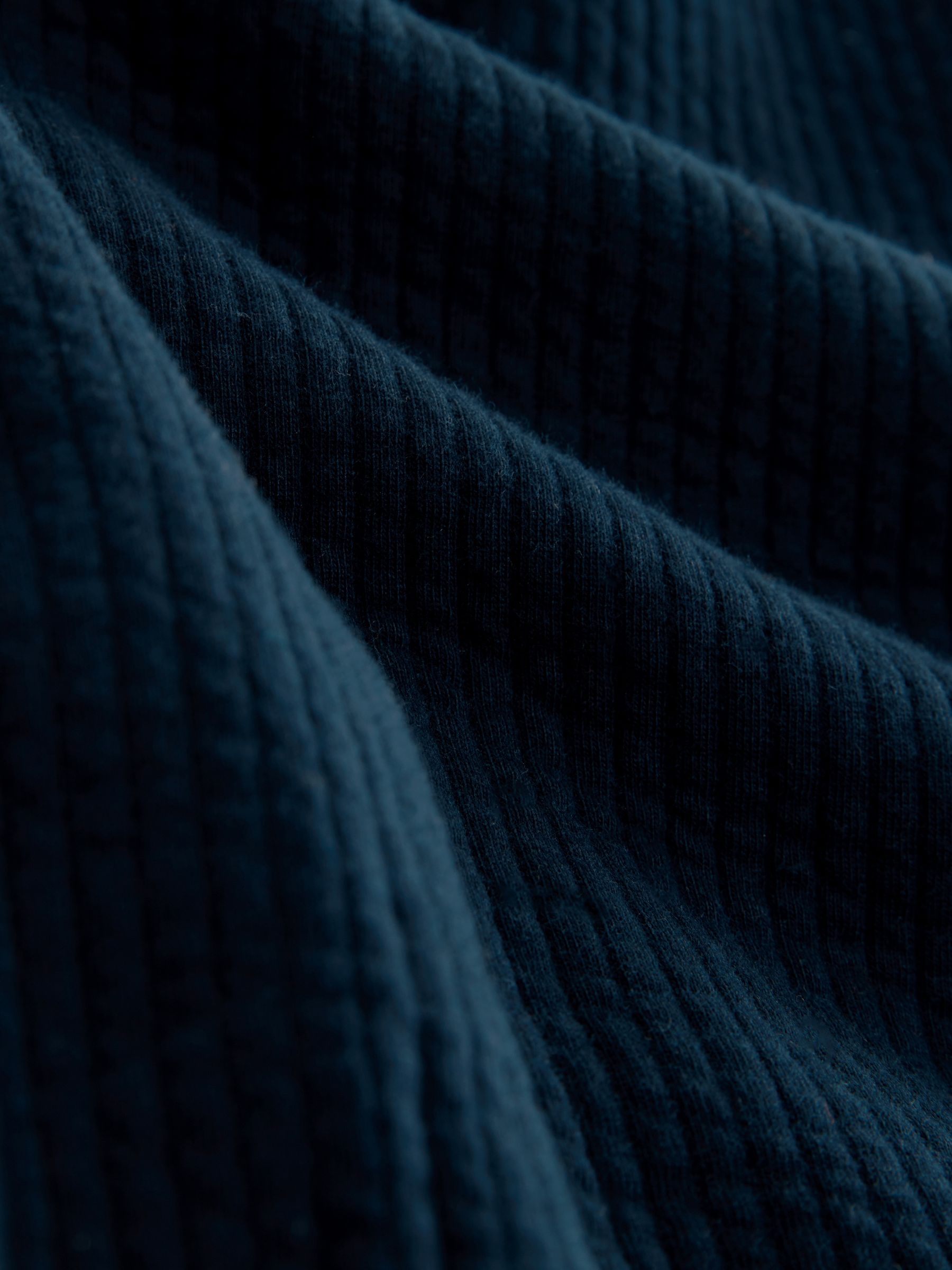 Donkerblauw - Lineaire textuur hoodie