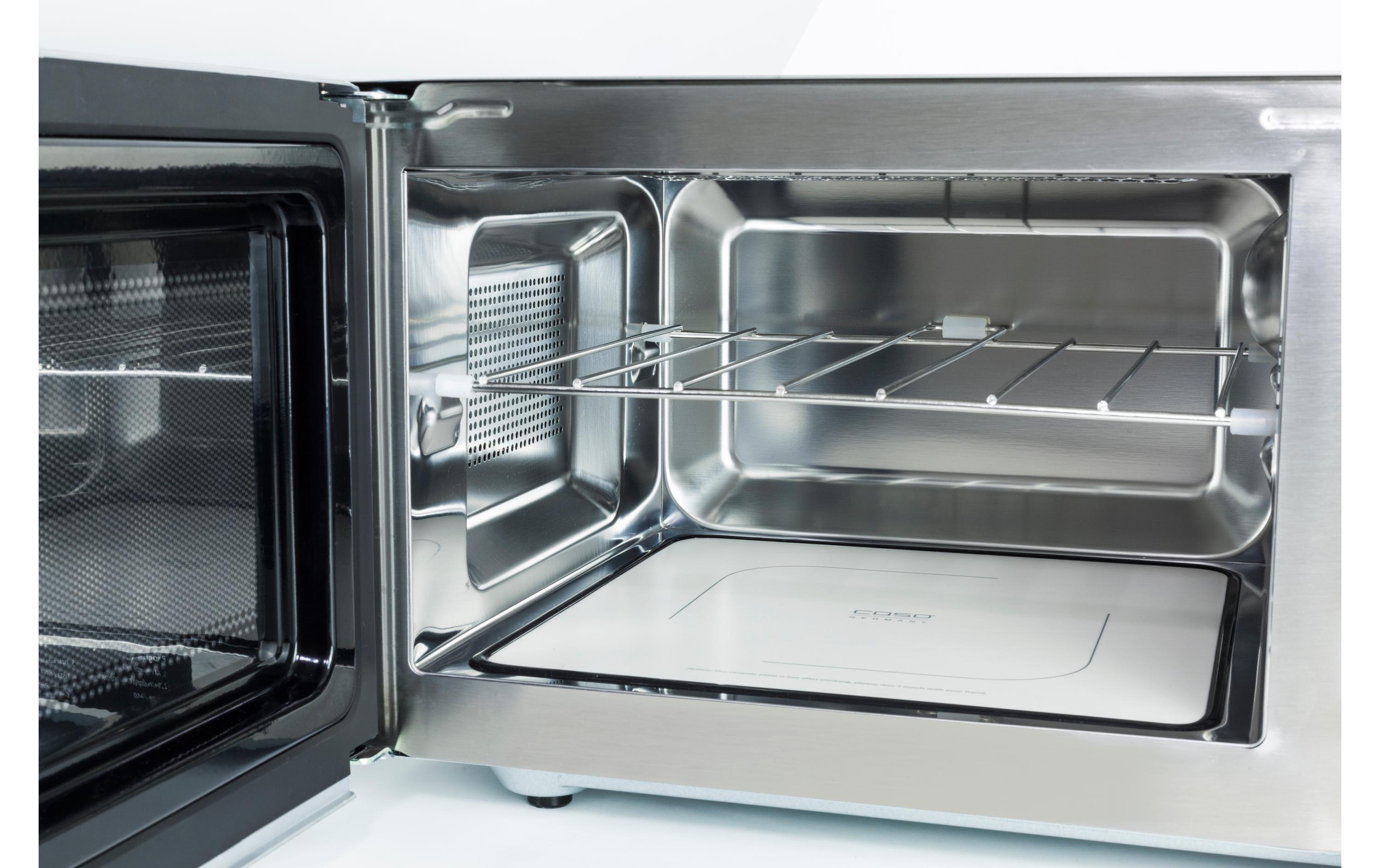 Mikrowelle MCG 25 Ceramic Chef Schwarz<br>Design-Mikrowelle mit Keramikboden und Grillfunktion