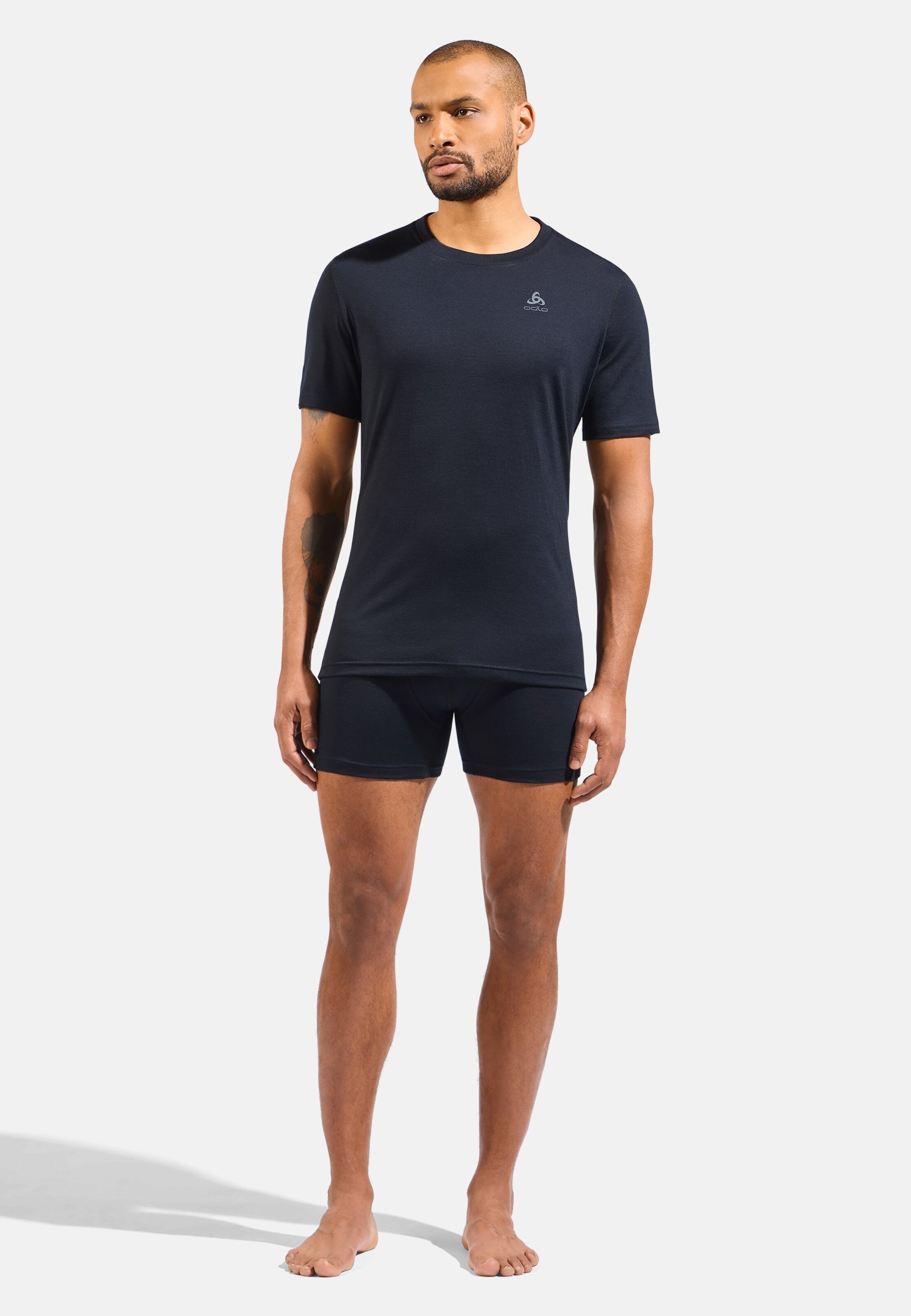Natural Merino 160 Base Layer T-shirt in black