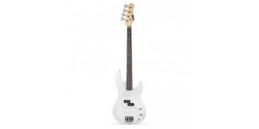 MAX E-Bass GigKit Weiss Bass Gitarrenset