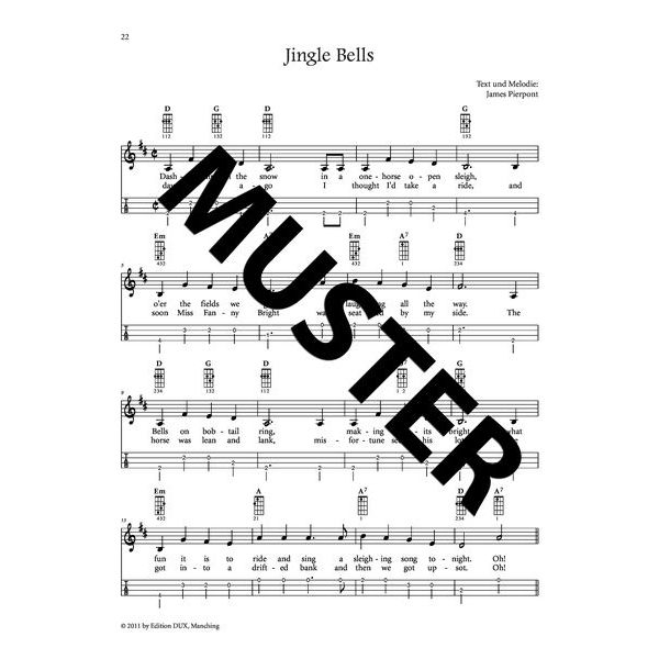 Edition Dux Weihnachten mit der Ukulele