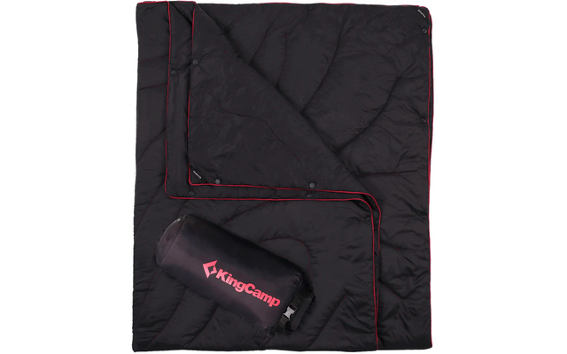 KingCamp Contour Decke mit Druckknöpfen 175 x 135 cm