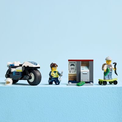 LEGO City 60455 Skurkejakt med motorsykkelpolitiet