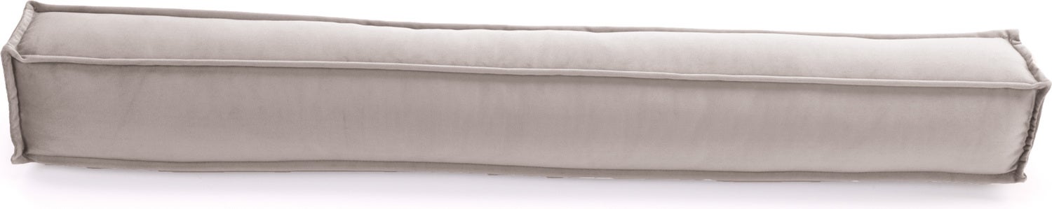 Tochtstopper Velours wit 95 x 10 x 10 cm