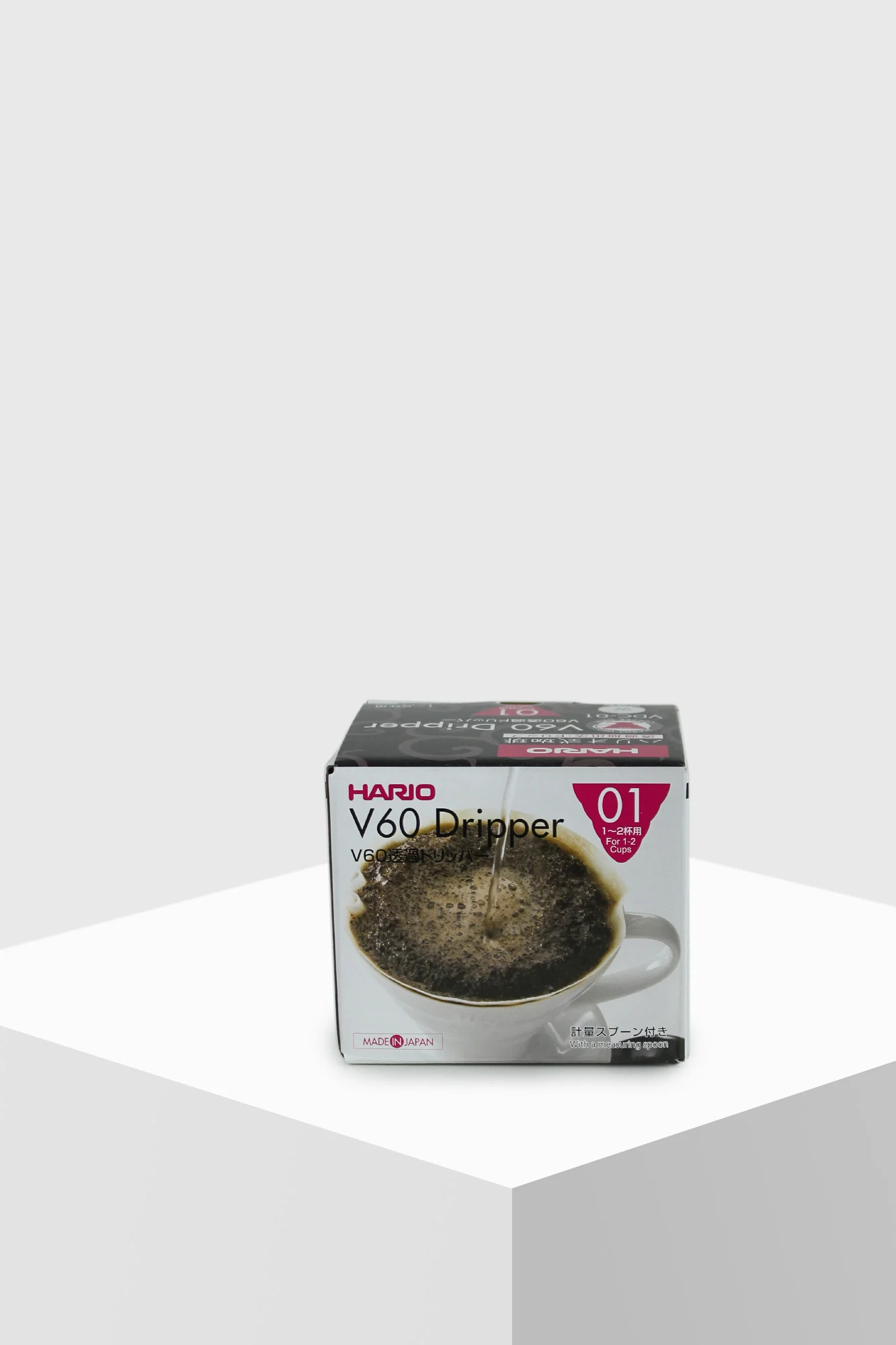 Hario V60 Dripper 01 Keramik Kaffeefilter (Handfilter) weiß