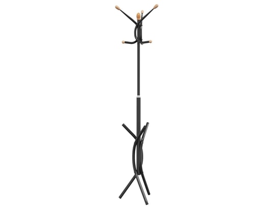 VIDAXL - Porte manteau Porte-manteau noir 176 cm fer enduit de poudre