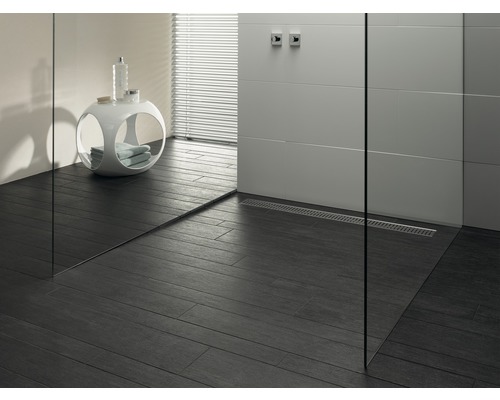 Betegelbaar douche-element Wesko BED 120 x 120 x 7,5 cm grijs structuur 5038002