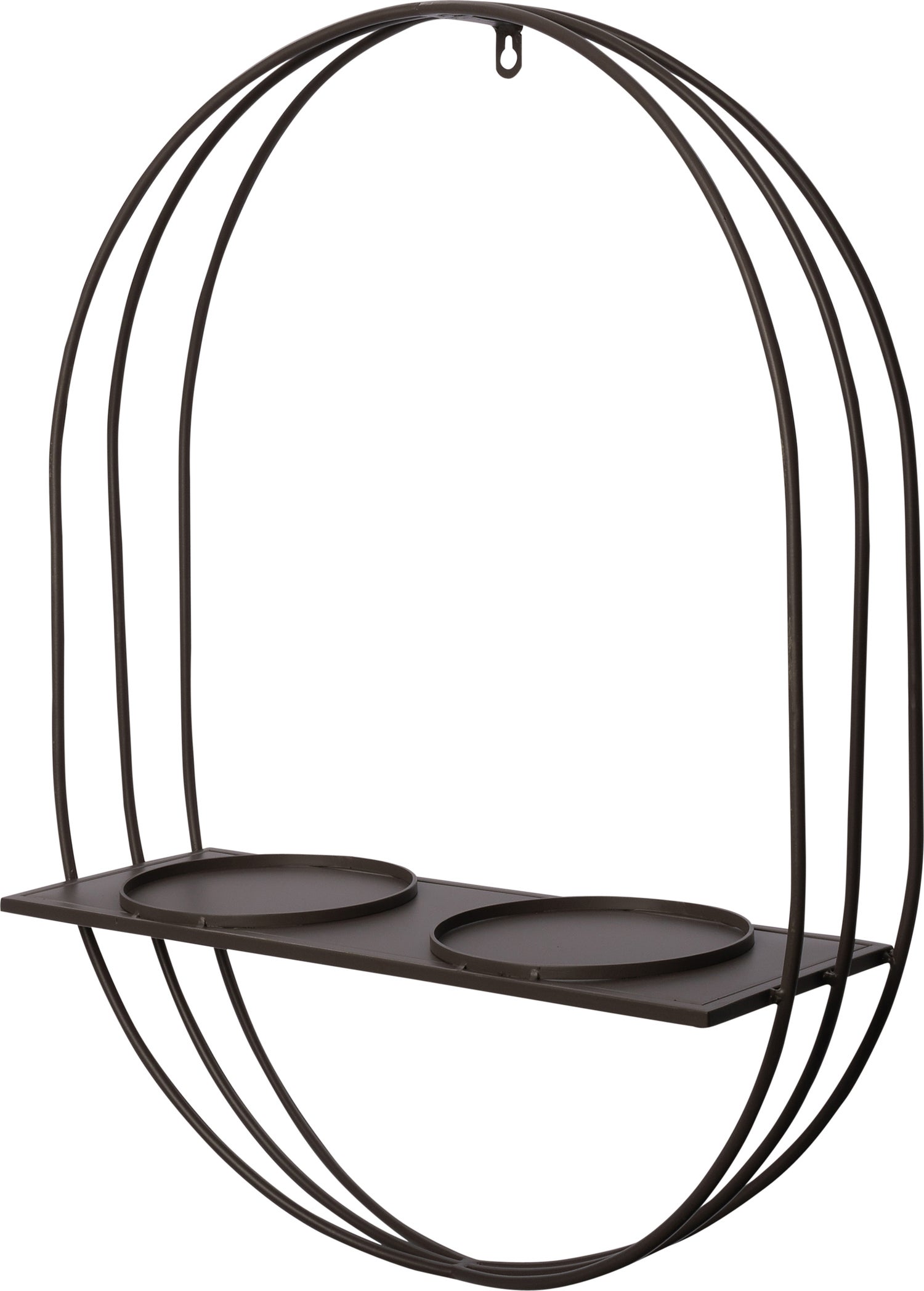 Intratuin tuinwandrek met potten Vila grijs 46,5 x 15 x 61 cm