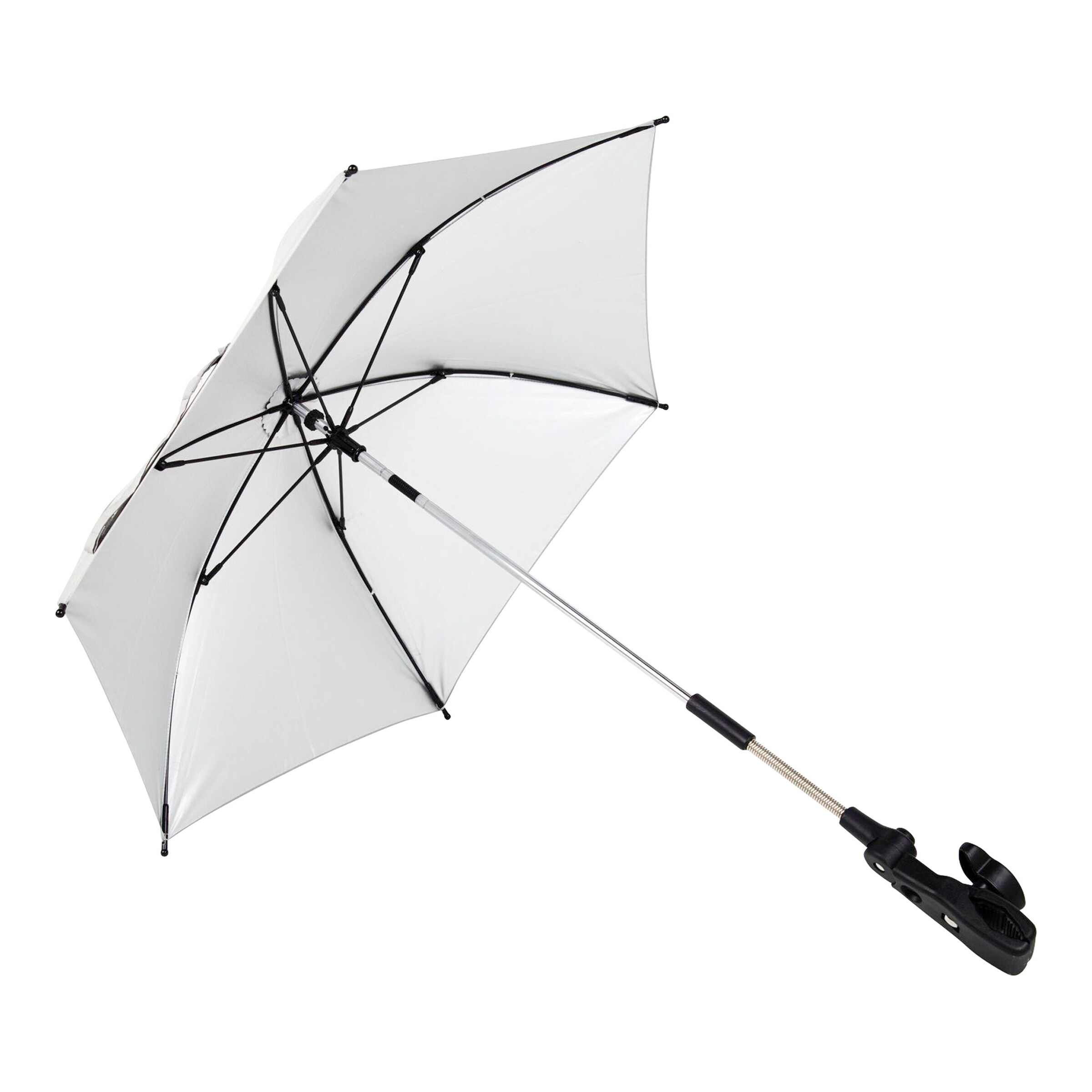 babycab Universal Sonnenschirm für Kinderwagen grau