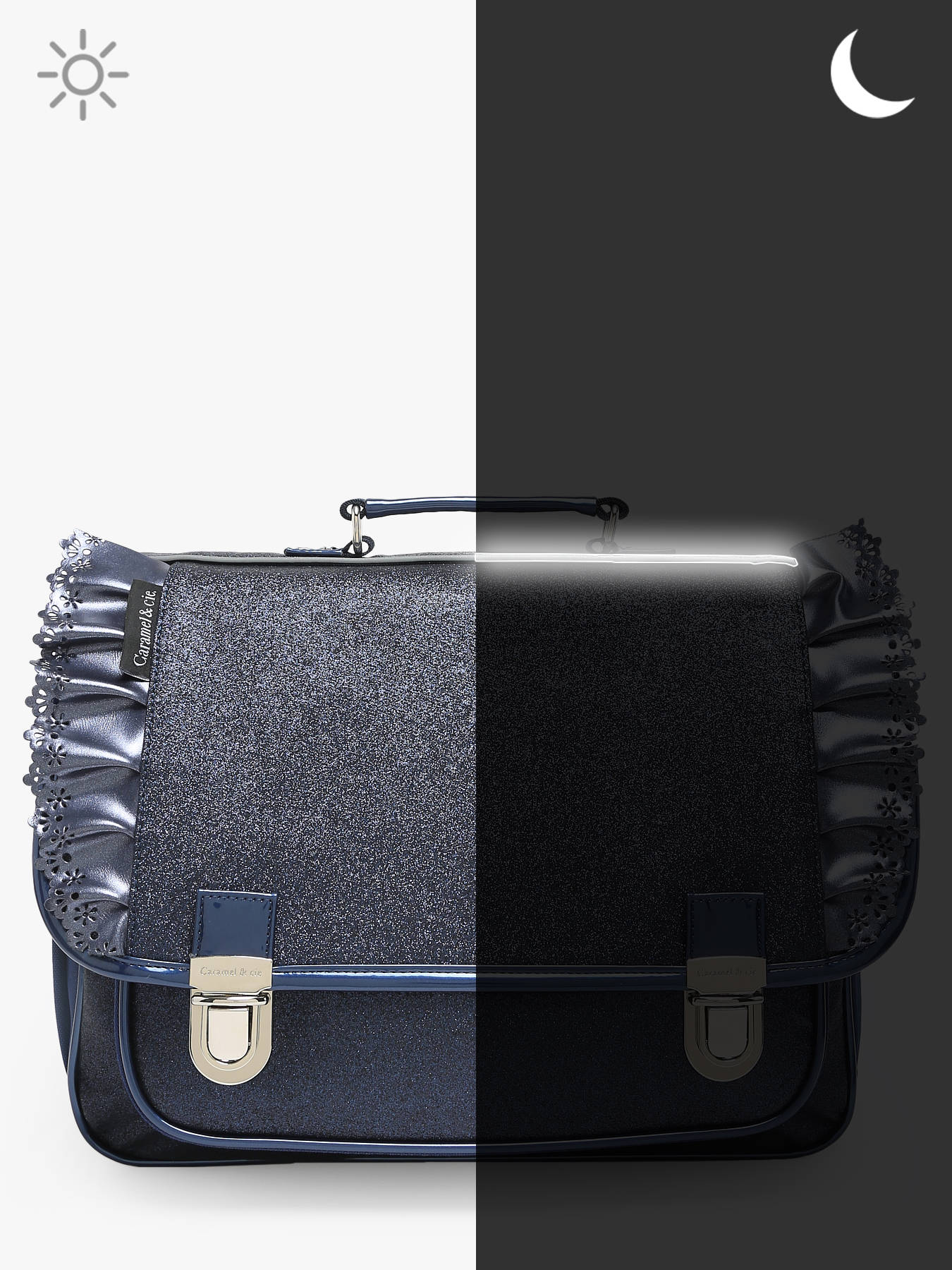 Cartable 2 compartiments CARAMEL ET CIE