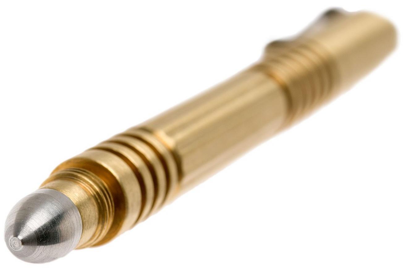 Rick Hinderer Investigator Pen Brass/Messing, tactische pen