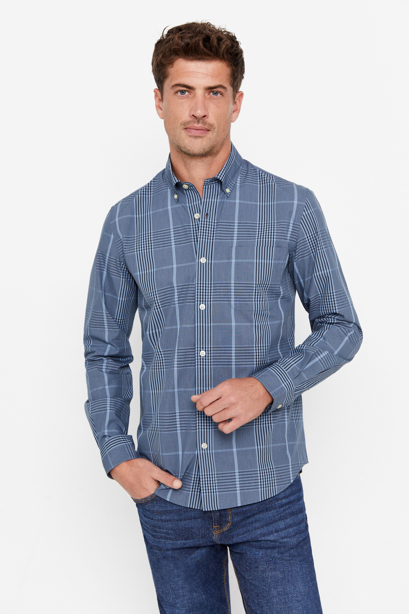 Camisa xadrez Coolmax
