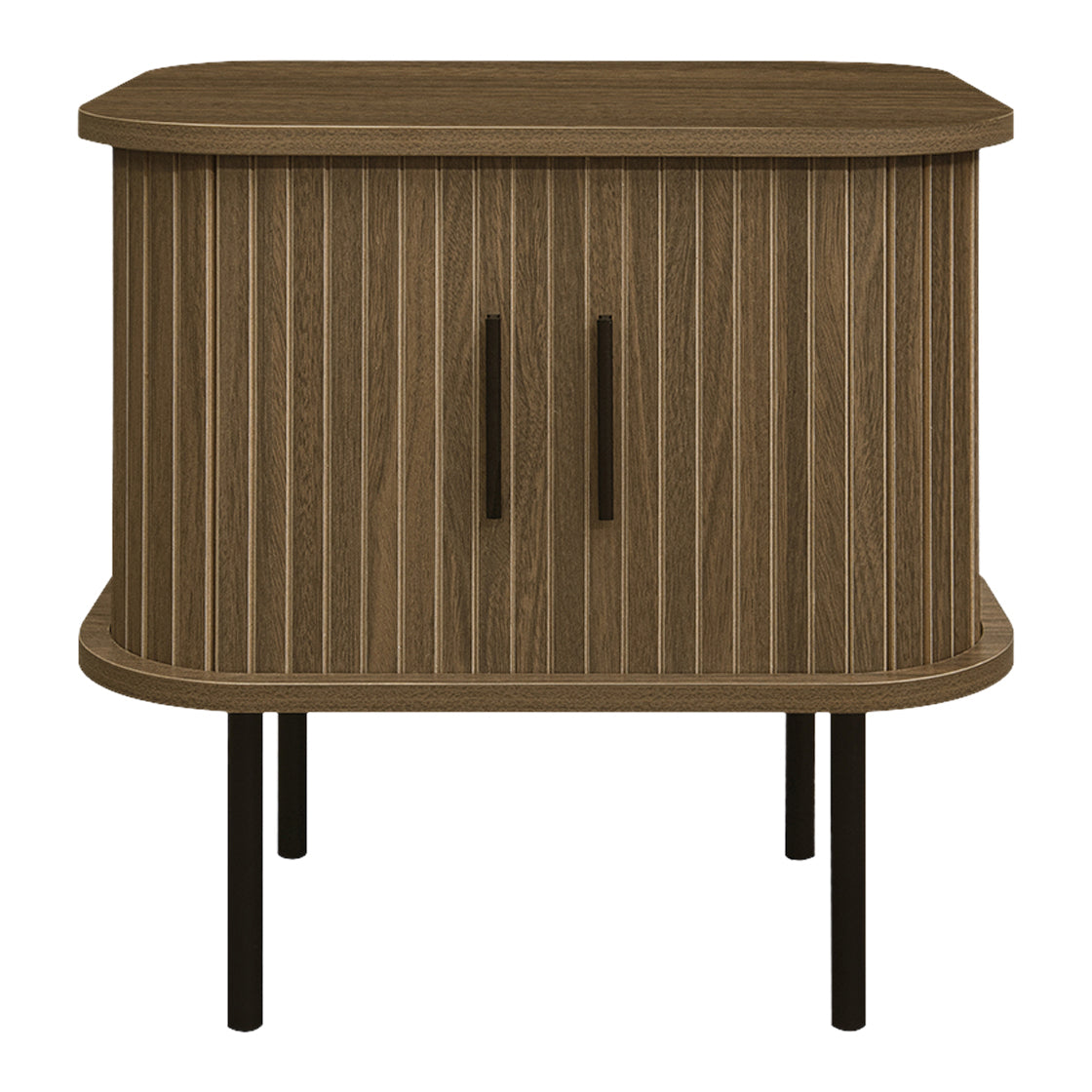 by fonQ basic Panel Nachtkastje - H 50 cm - Walnoot