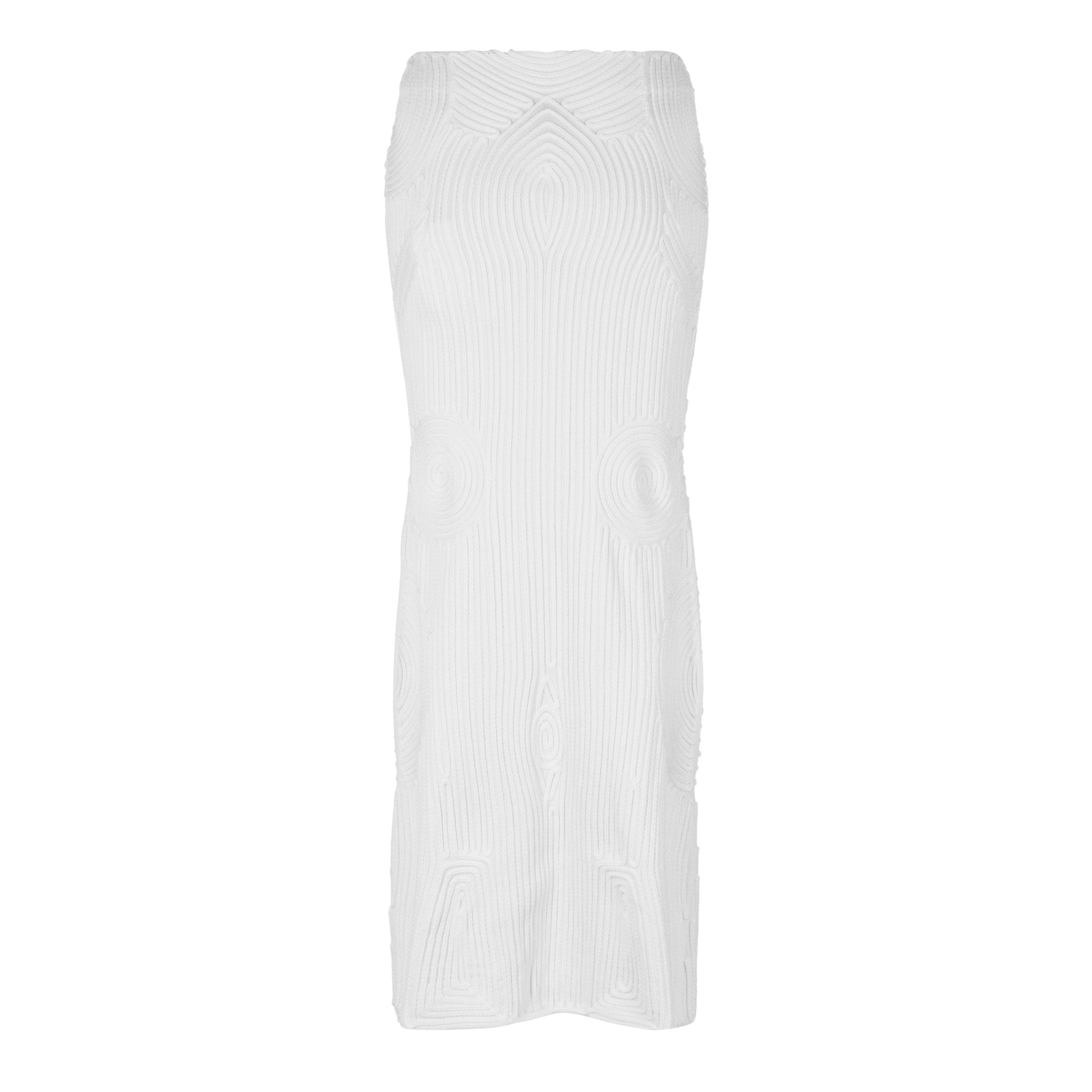 Off White Knit Skirt