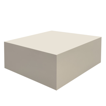 KARWEI salontafel Lara rookgrijs MDF hout 70 x 70 cm