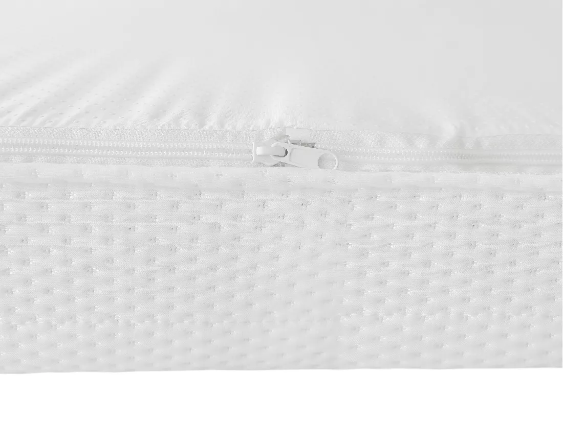 Ensemble 90 x 190 cm sommier coffre blanc + matelas mousse 7 zones ép.12cm - STELO KIDS de MORGENGOLD