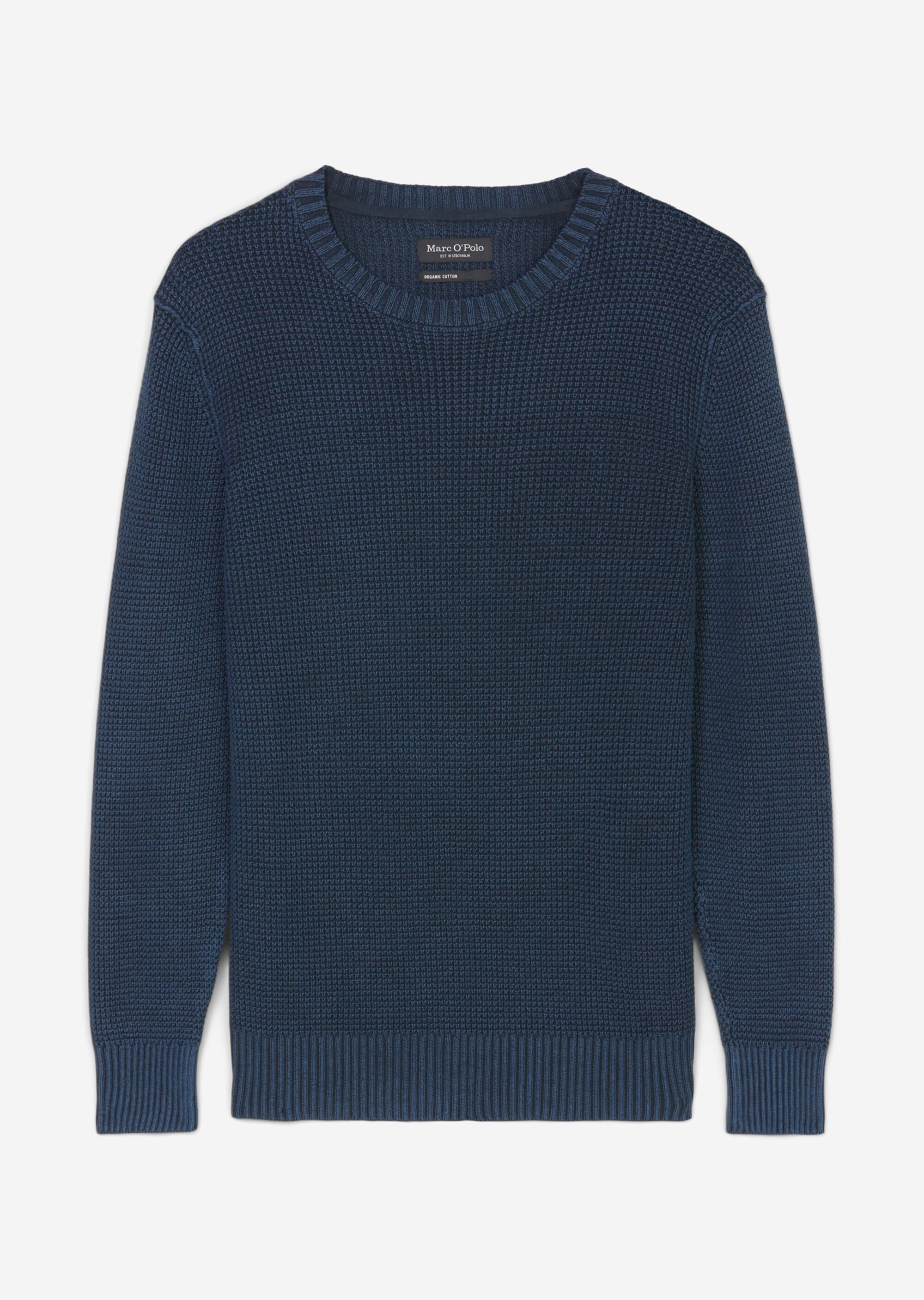 Pullover regular aus Bio-Baumwolle mit Struktur